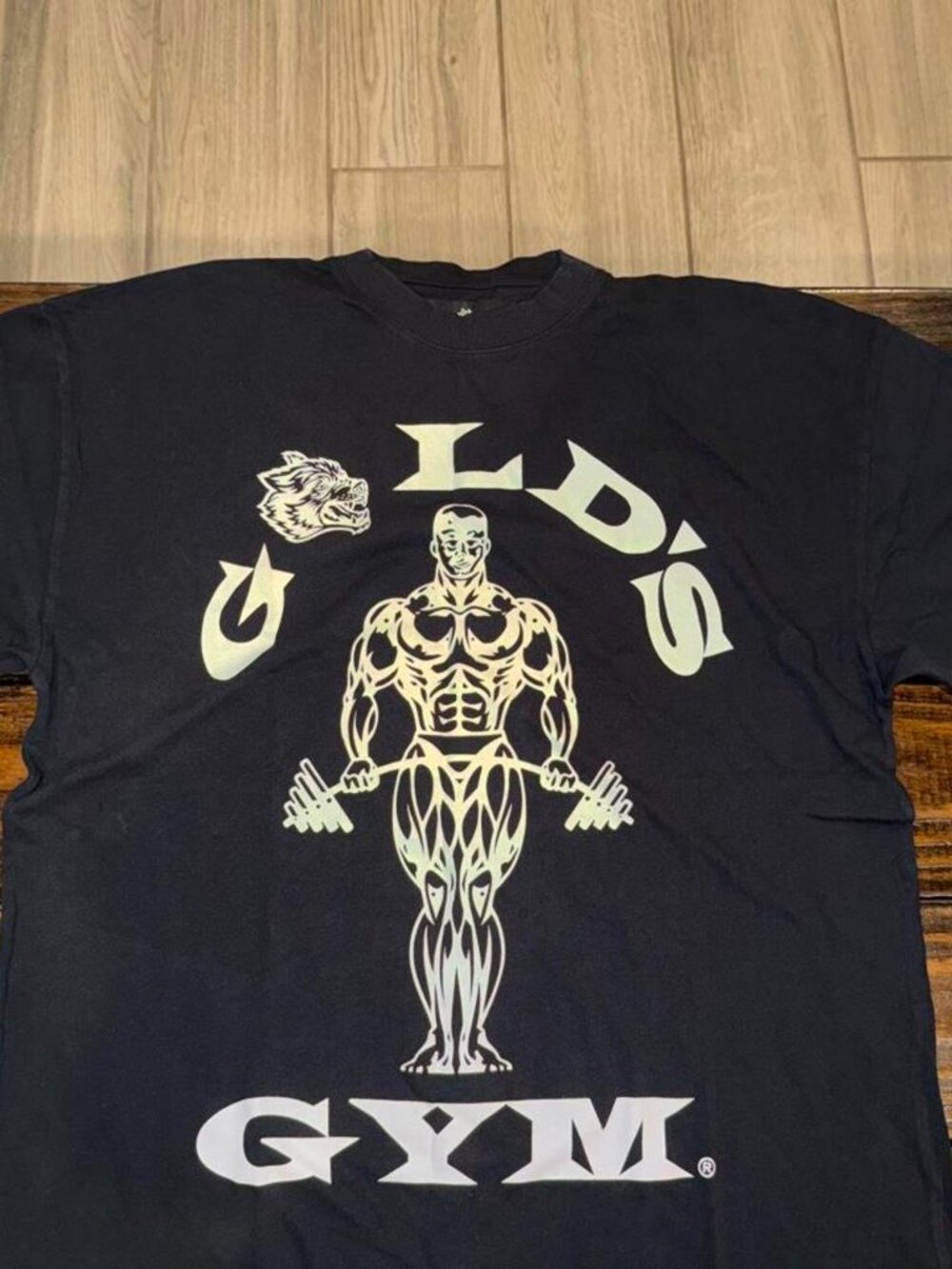 Darc Sport x Golds Gym Collab Black Graphic Tee